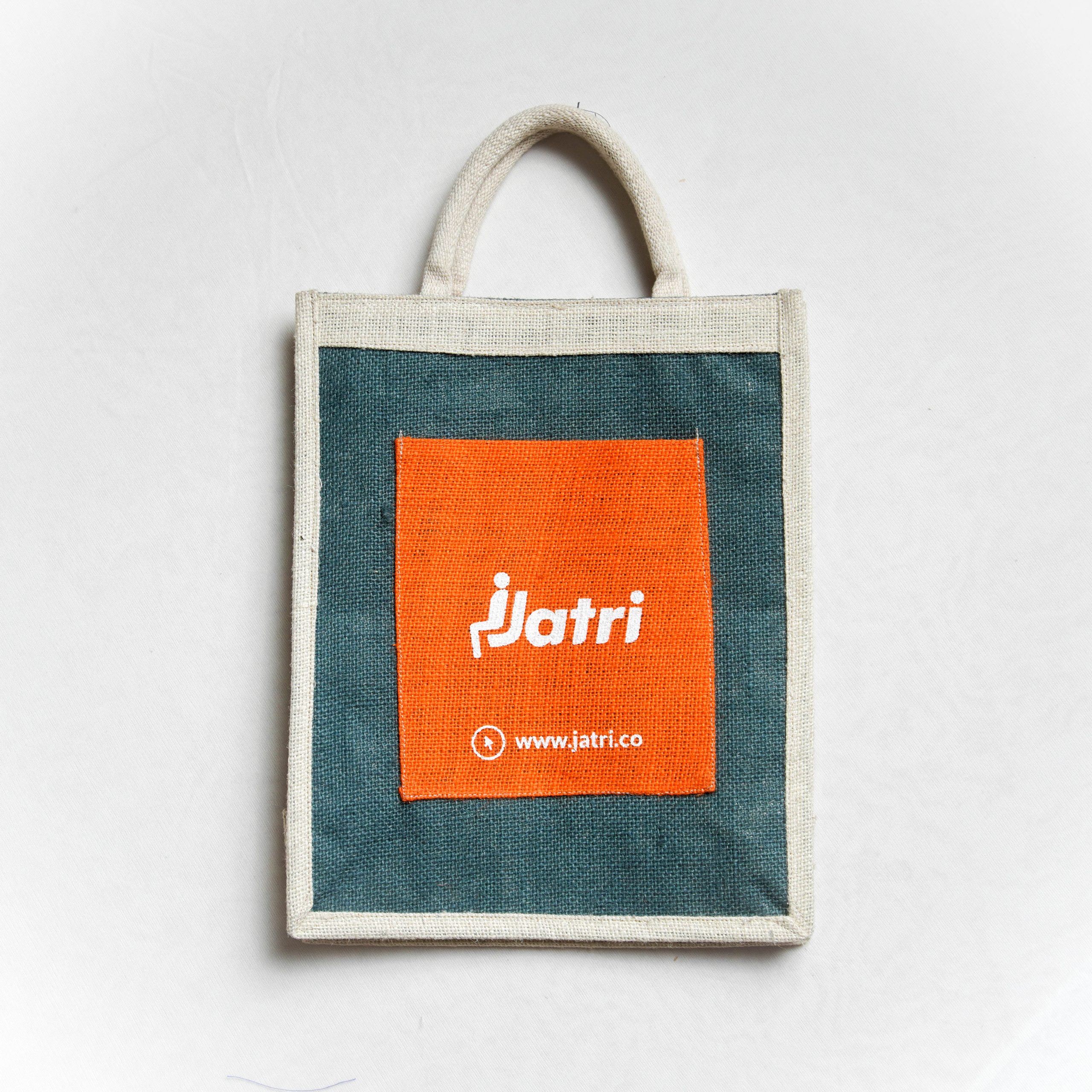 Detailed view of jute and leather