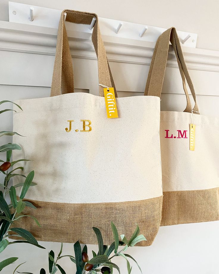 Personalized Canvas Tote