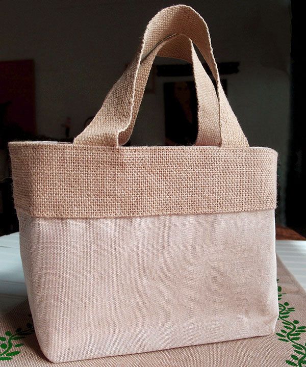 Jute and Cotton blended bag
