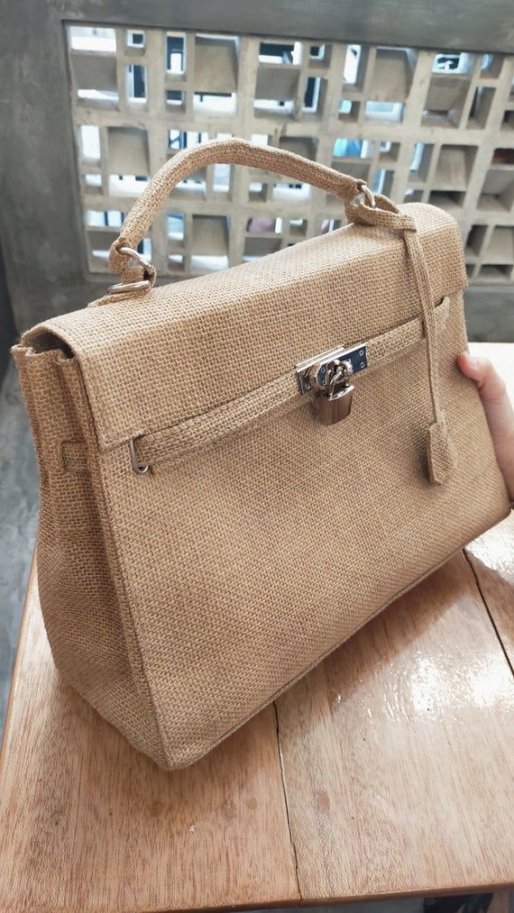 Handmade Burlap Jute Bag